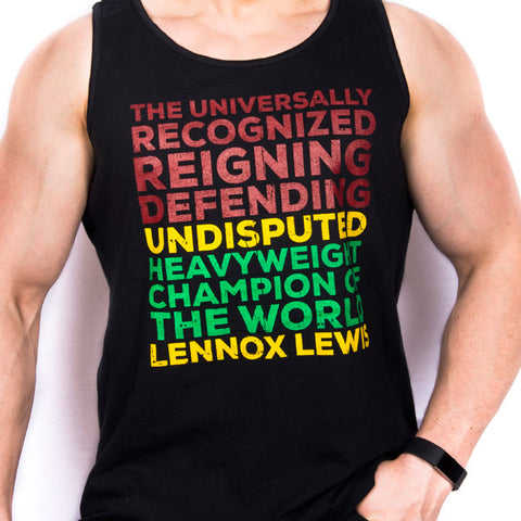 Universally Undisputed Lennox Lewis Tank