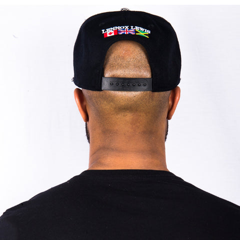 Undisputed™ Black Snakeskin Snapback