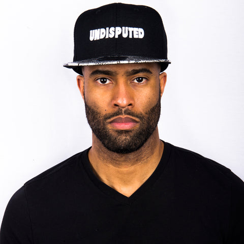 Undisputed™ Black Snakeskin Snapback