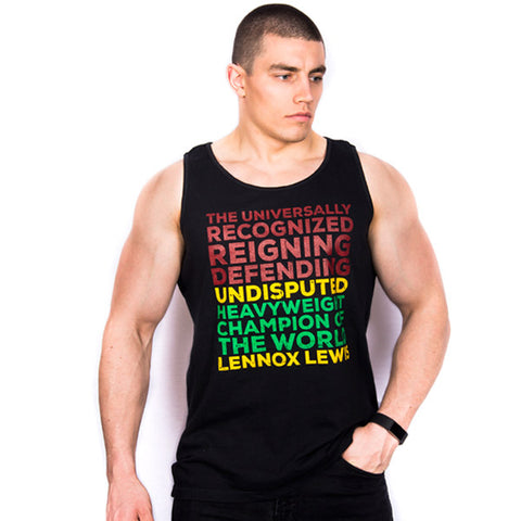 Universally Undisputed Lennox Lewis Tank
